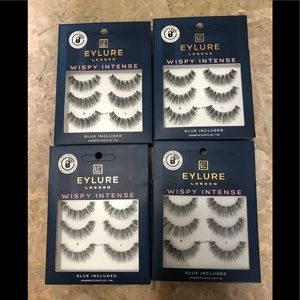 4 packs EYLURE of 3 pairs of eyelashes each box